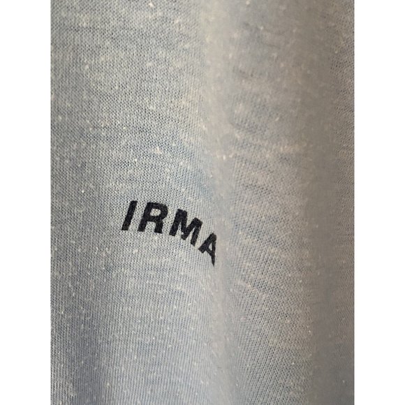 Norwood Baptist Mission Team Vintage T-Shirt Blue Size L Made In USA Irma 80's - Picture 4 of 6